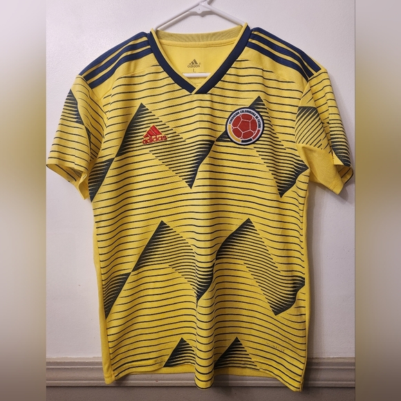 Adidas 2019 Columbia Home Soccer Men's Large Jersey - Picture 1 of 4